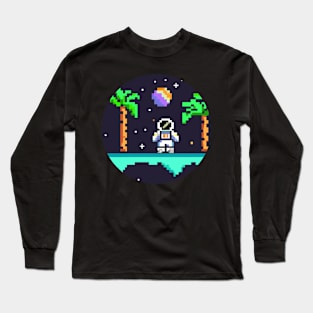 CUTE ASTRONAUT ART Long Sleeve T-Shirt